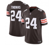 Men's Cleveland Browns #24 Daniel Thomas Brown 2026 F.U.S.E. Vapor Limited Football Stitched Jersey