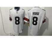 Men's Cleveland Browns #8 Jared Verse White 2026 Vapor Limited Football Stitched Jersey
