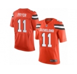Men's Nike Cleveland Browns #11 Terrelle Pryor Limited Orange Alternate NFL Jersey