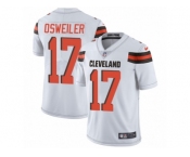 Men's Nike Cleveland Browns #17 Brock Osweiler Vapor Untouchable Limited White NFL Jersey