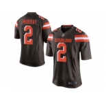 Men's Nike Cleveland Browns #2 Patrick Murray Limited Brown Team Color NFL Jersey
