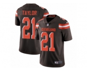 Men's Nike Cleveland Browns #21 Jamar Taylor Vapor Untouchable Limited Brown Team Color NFL Jersey