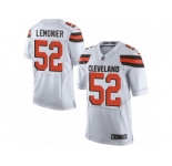 Men's Nike Cleveland Browns #52 Corey Lemonier Limited White NFL Jersey