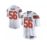 Men's Nike Cleveland Browns #56 DeMario Davis Limited White NFL Jersey