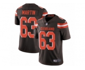 Men's Nike Cleveland Browns #63 Marcus Martin Vapor Untouchable Limited Brown Team Color NFL Jersey