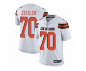 Men's Nike Cleveland Browns #70 Kevin Zeitler Vapor Untouchable Limited White NFL Jersey
