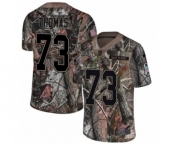 Men's Nike Cleveland Browns #73 Joe Thomas Limited Camo Rush Realtree NFL Jersey