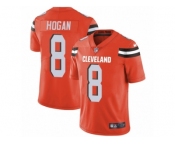 Men's Nike Cleveland Browns #8 Kevin Hogan Vapor Untouchable Limited Orange Alternate NFL Jersey