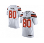 Men's Nike Cleveland Browns #80 Ricardo Louis Limited White NFL Jersey