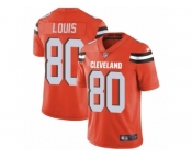 Men's Nike Cleveland Browns #80 Ricardo Louis Vapor Untouchable Limited Orange Alternate NFL Jersey