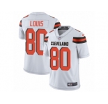 Men's Nike Cleveland Browns #80 Ricardo Louis Vapor Untouchable Limited White NFL Jersey