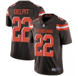 Nike Browns #22 Grant Delpit Brown Team Color Men's Stitched NFL Vapor Untouchable Limited Jersey