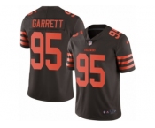 Nike Browns #95 Myles Garrett Brown Men's Stitched NFL Limited Rush Jersey