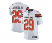 Nike Cleveland Browns #29 Duke Johnson Jr White Men Stitched NFL Vapor Untouchable Limited Jersey