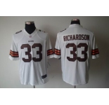 nike nfl jerseys cleveland browns #33 richardson white[nike limited]