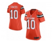 Women Nike Cleveland Browns #10 Sammie Coates Game Orange Alternate NFL Jersey