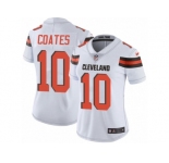 Women Nike Cleveland Browns #10 Sammie Coates White Vapor Untouchable Elite Player NFL Jersey