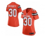 Women Nike Cleveland Browns #30 Jason McCourty Game Orange Alternate NFL Jersey