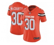 Women Nike Cleveland Browns #30 Jason McCourty Orange Alternate Vapor Untouchable Limited Player NFL Jersey