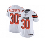 Women Nike Cleveland Browns #30 Jason McCourty White Vapor Untouchable Limited Player NFL Jersey