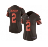 Women's Nike Cleveland Browns #2 Patrick Murray Limited Brown Rush NFL Jersey
