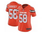 Women's Nike Cleveland Browns #58 Christian Kirksey Vapor Untouchable Limited Orange Alternate NFL Jersey