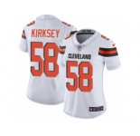 Women's Nike Cleveland Browns #58 Christian Kirksey Vapor Untouchable Limited White NFL Jersey