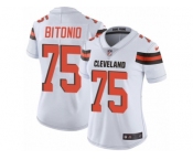 Women's Nike Cleveland Browns #75 Joel Bitonio Vapor Untouchable Limited White NFL Jersey