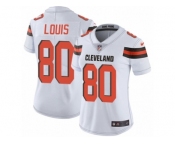 Women's Nike Cleveland Browns #80 Ricardo Louis Vapor Untouchable Limited White NFL Jersey