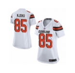 Women's Nike Cleveland Browns #85 David Njoku Limited White NFL Jersey