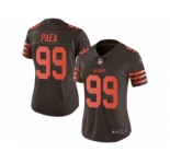 Women's Nike Cleveland Browns #99 Stephen Paea Limited Brown Rush NFL Jersey