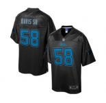 nike nfl jerseys carolina panthers #58 thomas davissr black reverse fashion[game]