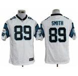 nike nfl jerseys carolina panthers #89 steve smith white[game]