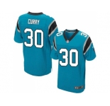 Nike Carolina Panthers #30 Stephen Curry Blue Alternate Men's Stitched NFL Elite Jersey