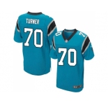 Nike Carolina Panthers #70 Trai Turner blue jerseys(Elite)