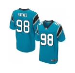 Nike Carolina Panthers #98 Marquis Haynes Blue Alternate Men Stitched NFL Elite Jersey
