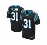 nike nfl jerseys carolina panthers #31 charles tillman black[Elite]