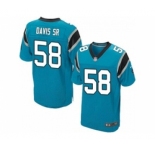 nike nfl jerseys carolina panthers #58 thomas davissr blue[Elite]