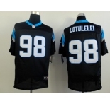nike nfl jerseys carolina panthers #98 lotulelei black[Elite]