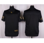 nike nfl jerseys carolina panthers blank black gold collection[Elite]