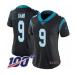 Women's Carolina Panthers #9 Graham Gano Black Team Color Vapor Untouchable Limited Player 100th Season Football Jersey