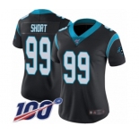 Women's Carolina Panthers #99 Kawann Short Black Team Color Vapor Untouchable Limited Player 100th Season Football Jersey