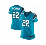 Women's Nike Carolina Panthers #22 Christian McCaffrey Limited Blue Alternate NFL Jerseyy