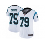 Women's Nike Carolina Panthers #79 Chris Scott Vapor Untouchable Limited White NFL Jersey