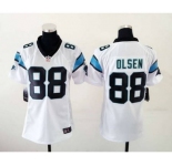 nike women nfl jerseys carolina panthers #88 olsen white[nike]
