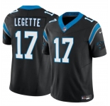 Youth Carolina Panthers #17 Xavier Legette Black 2024 Draft F.U.S.E Vapor Untouchable Limited Football Stitched Jersey