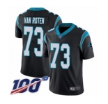 Youth Carolina Panthers #73 Greg Van Roten Black Team Color Vapor Untouchable Limited Player 100th Season Football Jersey