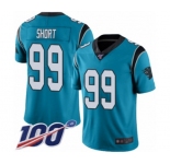 Youth Carolina Panthers #99 Kawann Short Blue Alternate Vapor Untouchable Limited Player 100th Season Football Jersey