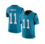 Youth Nike Carolina Panthers #11 Torrey Smith Blue Alternate Stitched NFL Vapor Untouchable Limited Jersey