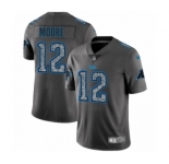 Youth Nike Carolina Panthers #12 DJ Moore Gray Static Vapor Untouchable Limited NFL Jersey